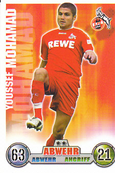 Youssef Mohamad 1. FC Koln 2008/09 Topps MA Bundesliga #206